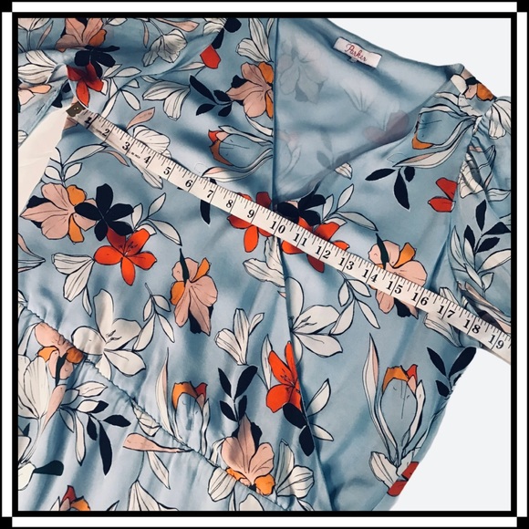 PARKER Demi SILK High-Low Floral Print Wrap Dress - Picture 8 of 16